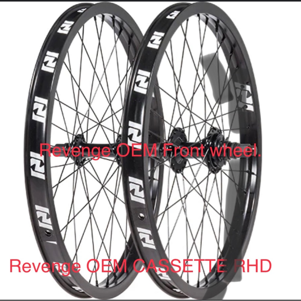 Revenge OEM  BMX. WHEELSET.  RHD CASSETTE